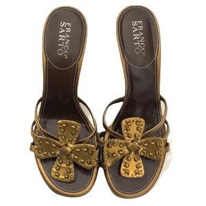 Franco Sarto Wedge Sandals Size 8.5